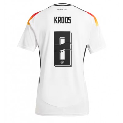 Dres Njemačka Toni Kroos #8 Domaci za Žensko EP 2024 Kratak Rukav Dres Njemačka Toni Kroos #8 Domaci za Žensko EP 2024 Kratak Rukav